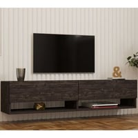  TV-meubel Woody Fashion |100% Gemelamineerd| Antraciet | Zwevend