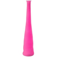 Vase bottle glass neon pink large