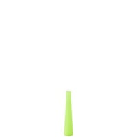 Vase tube glass neon green