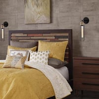 Wandlamp Sheen | Zwart | Metalen behuizing | 8x16x40cm
