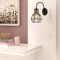 Moderne Wandlamp | Strakke en Geraffineerde Verlichting | Zwart Brons