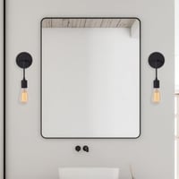 Moderne zwarte wandlamp | Strakke en stijlvolle decorverlichting