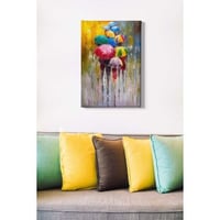 Bract Decoratief Canvas Schilderij | 100% Houten Kader | 50 x 70 cm | Veelkleurig