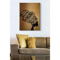 Bract Decoratief canvas schilderij | Houten lijst | 70 x 100 cm