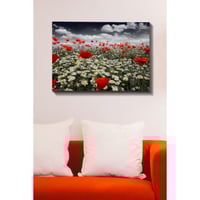 Schutblad Canvas Schilderij | 70x100 cm | Veelkleurig