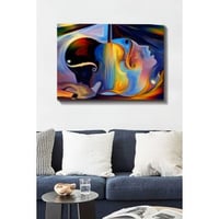 Bract Decoratief canvas schilderij | Houten lijst | 70 x 100 cm