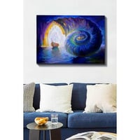 Bract Decoratief Canvas Schilderij | 100 anvas en Hout | 70x100cm | Veelkleurig