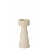 Kandelaar orlina cement creme large