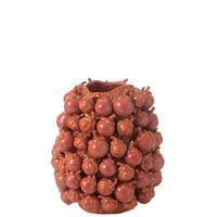 Vaas botanica klei koper roze small