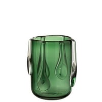 Vaas drippy glas groen small