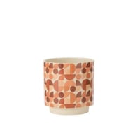 Bloempot trivial keramiek mix large
