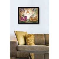 Marvellous Decoratief ingelijst MDF-schilderij | Houten lijst | 41 x 56 cm