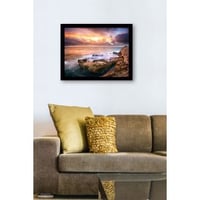 Schitterend ingelijst MDF schilderij | Multicolor | 41x56cm