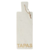 Kaasplank rechthoekig tapas marmer wit