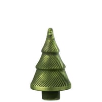 Kerstboom geoxideerd geribbeld glas groen small