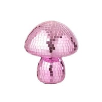 Paddenstoel spiegel glas roze