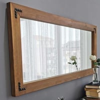 115 Spiegel | DENNENHOUT | Walnoot