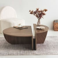 Podium Salontafel | 100% MELAMINE | Walnoot
