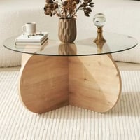 Bubble Salontafel | GEHARD GLAS | Saffier Eiken