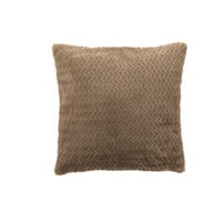 Kussen polyester donkerbruin