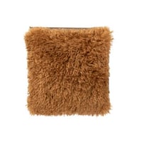 Kussen moutie polyester bruin