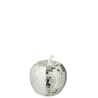 Appel spiegel schuim zilverkleurig small