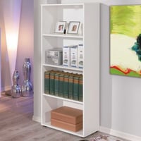 Boekenkast Parini 4 vakken - wit