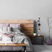 Tatum Wandlamp | Metalen Lamp | Zwart | 15x15 cm | 65 cm