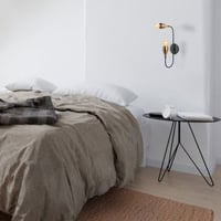 Tatum Wandlamp | Vintage Zwart | 25x25cm | Metaal