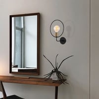 Moderne Zwart Metalen Wandlamp | Tatum, 26x19cm