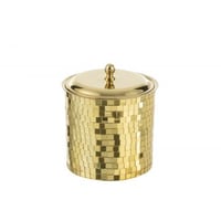 Ijsemmer mozaïek roestvrij staal goudkleurig