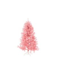 Kerstboom kunstmatig pvc roze medium
