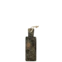 Kaasplank rechthoek marmer kakigroen/donkergroen small