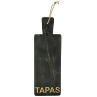 Kaasplank rechthoek marmer zwart/goudkleurig large