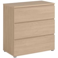 Commode Nux 3 laden - eik