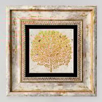 Kalvin Decoratief ingelijst schilderij | Houten lijst | 20 x 20 cm