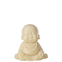 Monnik zen polyresin geel small