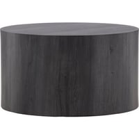 Salontafel York Venture Design - MDF - Ø80cm - Zwart