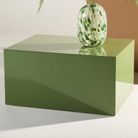 Salontafel York - MDF glans - 80x60cm - Donkergroen