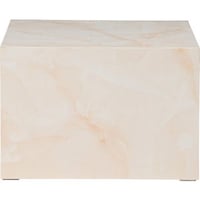 Salontafel York Venture Design - MDF Marmerlook Lichtgeel - 80x60x40 cm