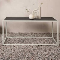 Salontafel Siaton - Staal - 110x60cm - Grijs