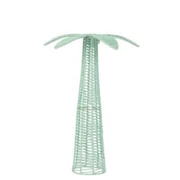 Palmboom papier azuurblauw large