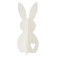 Konijn vilt wit large