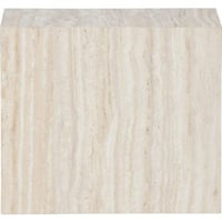 Bijzettafel York Venture Design - MDF Travertinlook - 35x25x30 cm - Beige