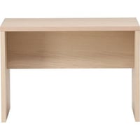 Bijzettafel Juni Venture Design - Witgekalkt MDF - 58x35 cm