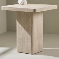 Salontafel Qvart MDF Beige 50x50x56 cm
