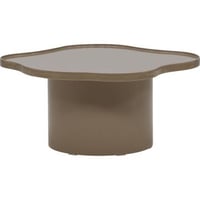 Salontafel Ilse Venture Design - MDF Glanzend Bruin - Ø90cm