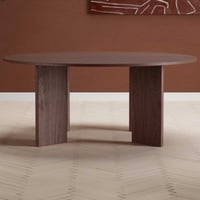 Ronde eettafel Graos - MDF - ø180 cm - Mokka