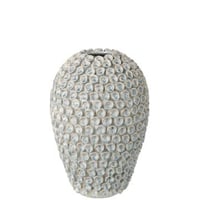 Vaas milan klei lichtblauw large