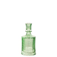 Karaf geribbeld glas lichtgroen